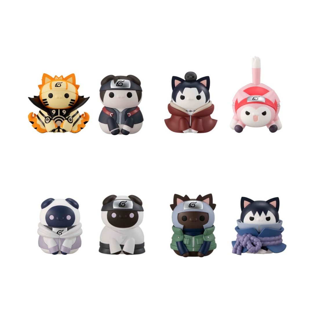 Naruto Shippuden Mega Cat Project Sammelfiguren 3 cm Nyaruto! Ver. Break out! Fourth Great Ninja War