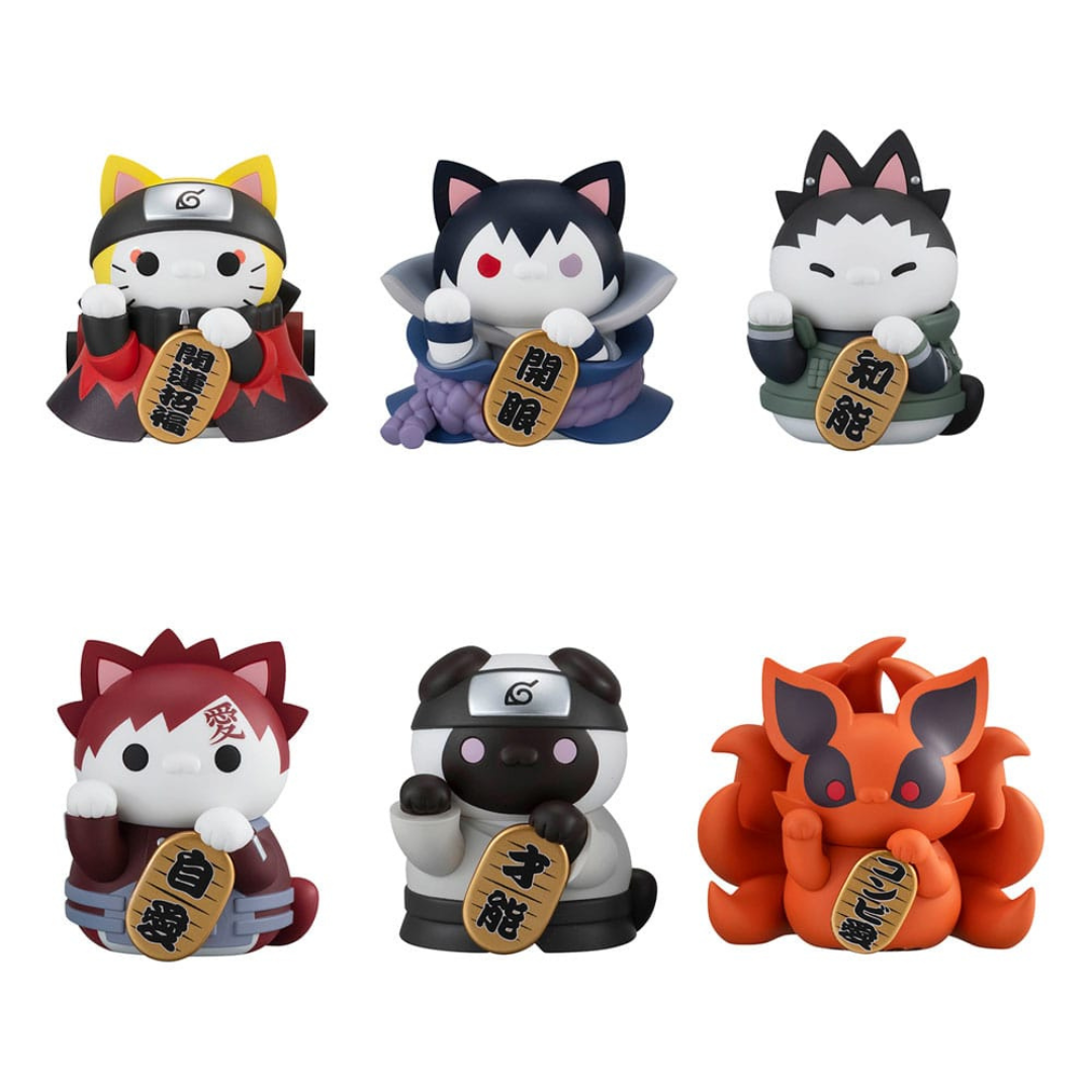 Naruto Shippuden Mega Cat Project Sammelfiguren Fortune Cats Naruto Uzumaki & Friends Ver. 7 cm