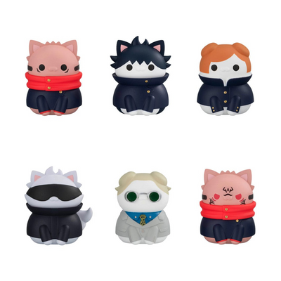 Jujutsu Kaisen Mega Cat Project Sammelfiguren Shibuya Incident Ver. 3 cm Sortiment (8)