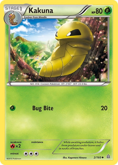 Image for Kakuna (XY - Primal Clash) (2/160) - Pokemon
