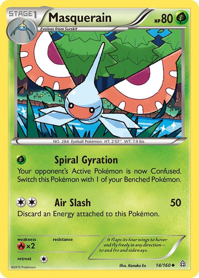 Image for Masquerain (XY - Primal Clash) (14/160) - Pokemon