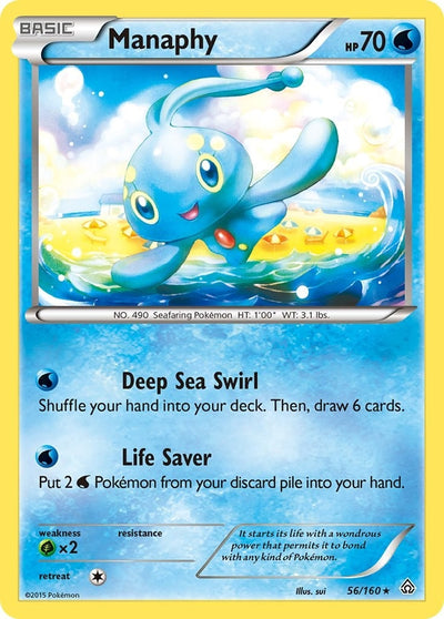 Image for Manaphy (XY - Primal Clash) (56/160) - Pokemon