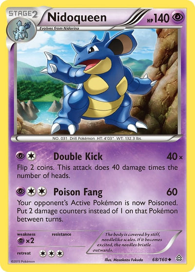 Image for Nidoqueen (XY - Primal Clash) (68/160) - Pokemon