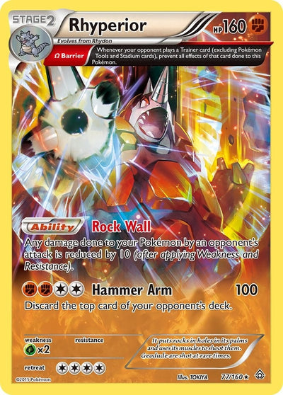 Image for Rhyperior (Omega) (XY - Primal Clash) (77/160) - Pokemon