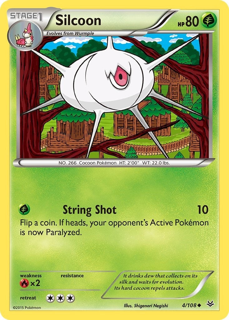Image for Silcoon (XY - Roaring Skies) (4/108) - Pokemon