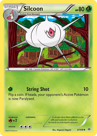 Image for Silcoon (XY - Roaring Skies) (4/108) - Pokemon