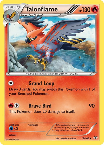 Image for Talonflame (XY - Roaring Skies) (15/108) - Pokemon