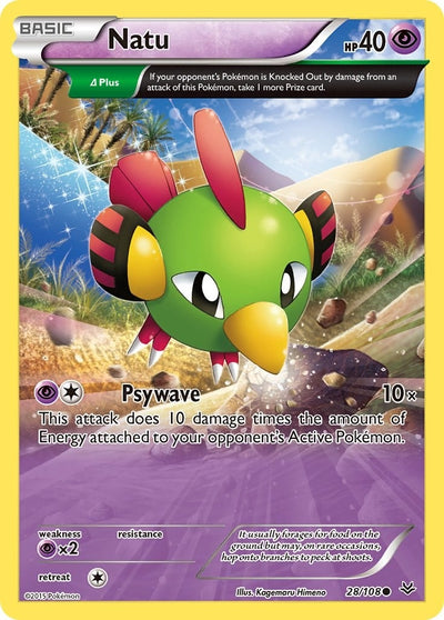 Image for Natu (28 Delta) (XY - Roaring Skies) (28/108) - Pokemon