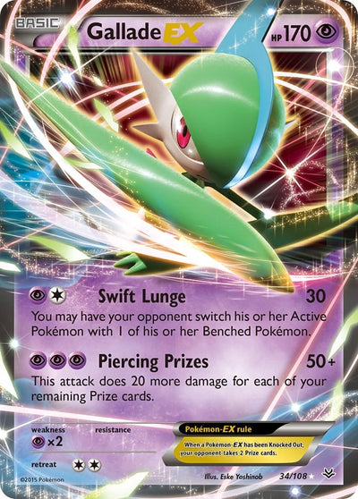 Image for Gallade EX (XY - Roaring Skies) (34/108) - Pokemon