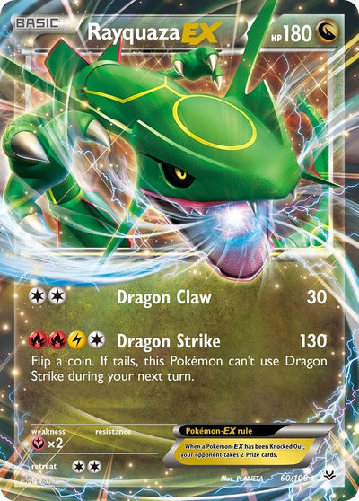 Image for Rayquaza EX (60) (XY - Roaring Skies) (60/108) - Pokemon