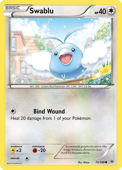 Image for Swablu (XY - Roaring Skies) (73/108) - Pokemon