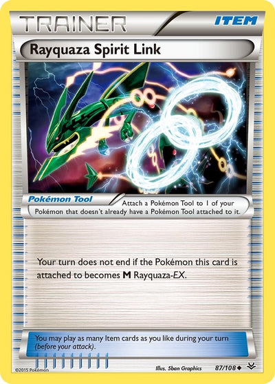 Image for Rayquaza Spirit Link (XY - Roaring Skies) (87/108) - Pokemon