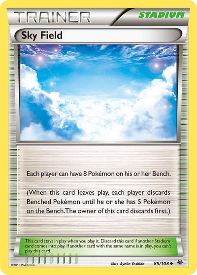 Image for Sky Field (XY - Roaring Skies) (89/108) - Pokemon