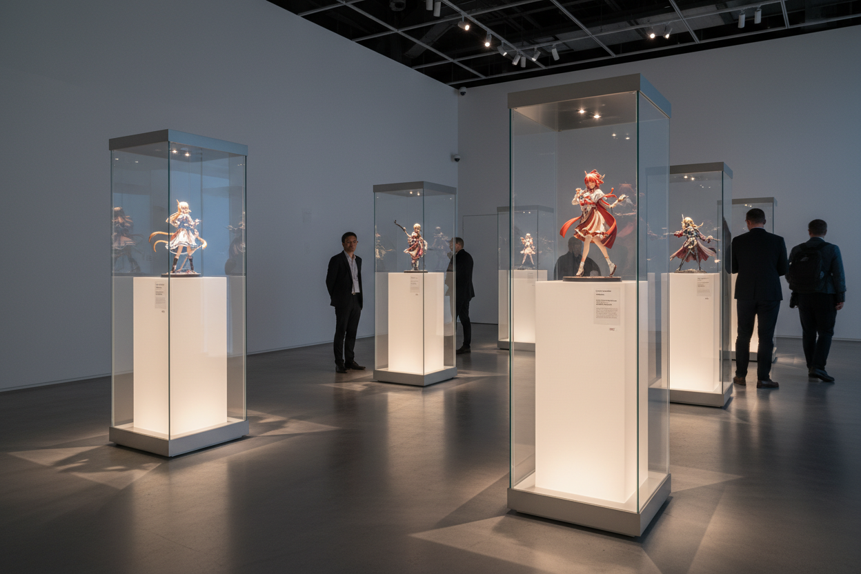 High end anime figuren ausstellung